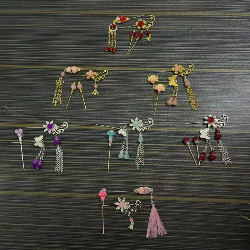 Набор аксессуаров для кукол: головной убор в старинном стиле с кисточками, заколки для волос, 30 см, новинка 2026 года, оригинальный китайский дизайн, LJ054
Набор аксессуаров для кукол: головной убор в старинном стиле с кисточками, заколки для волос, 30 см, новинка 2026 года, оригинальный китайский дизайн, LJ054