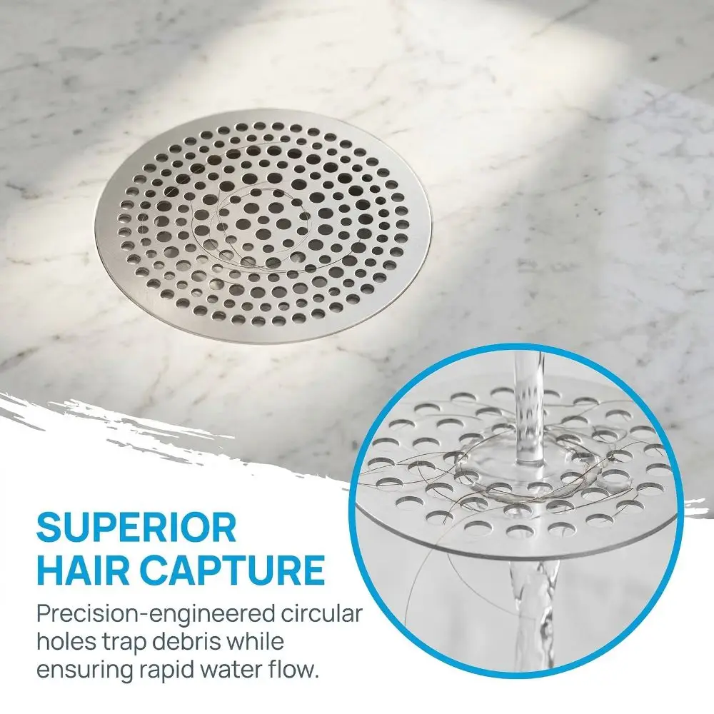 Stainless Steel Floor Drain Filter Mesh Piece Round Shape Shower Strainer Easy Wash 82mm/68mm Hair Catcher Laundry Room
Stainless Steel Floor Drain Filter Mesh Piece Round Shape Shower Strainer Easy Wash 82mm/68mm Hair Catcher Laundry Room