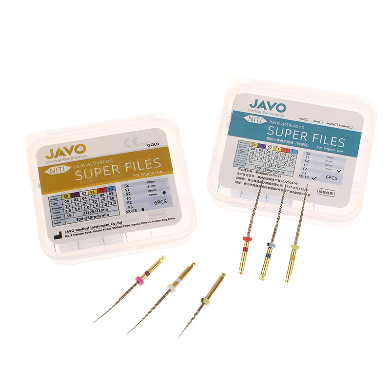 6Pcs Dental Files SX-F3 Pre Bendable Nitinol Rotary Root Canal Universal Engine Endodontic Needle Dentistry Material
6Pcs Dental Files SX-F3 Pre Bendable Nitinol Rotary Root Canal Universal Engine Endodontic Needle Dentistry Material