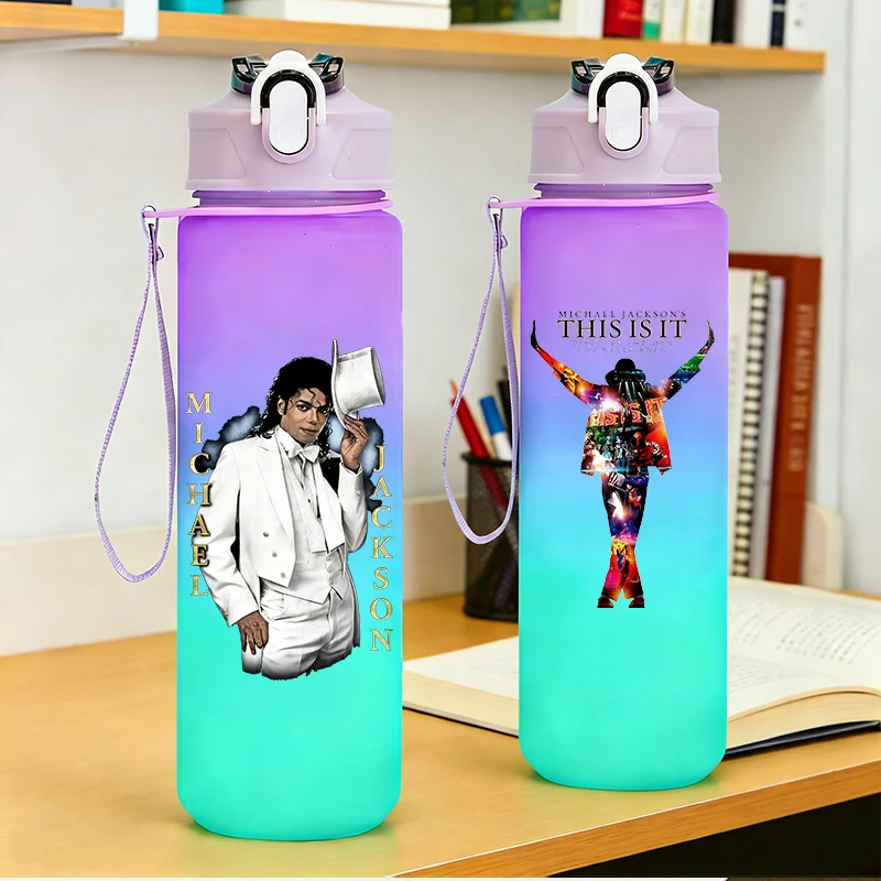 Michael Jackson Gradient Color Cool Water Cup Singer MJ Printed Drinking Bottle Women Men Outdoor Portable Strawing Cups Gifts
Michael Jackson Gradient Color Cool Water Cup Singer MJ Printed Drinking Bottle Women Men Outdoor Portable Strawing Cups Gifts
