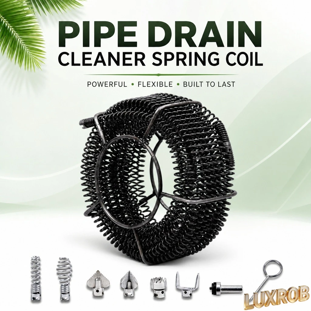 3-9M Length 16mm Out Diameter Sewer Electric Dredging Device Extension Spring Pipe Clean Tool Compression Spring With Connector
3-9M Length 16mm Out Diameter Sewer Electric Dredging Device Extension Spring Pipe Clean Tool Compression Spring With Connector