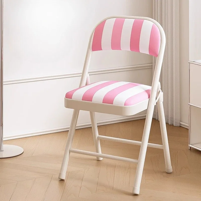oo-Versatile Foldable Chair Sturdy Metal Build with Comfort-padded Striped Seat Space-Saving Design Ideal for Home, Office
oo-Versatile Foldable Chair Sturdy Metal Build with Comfort-padded Striped Seat Space-Saving Design Ideal for Home, Office