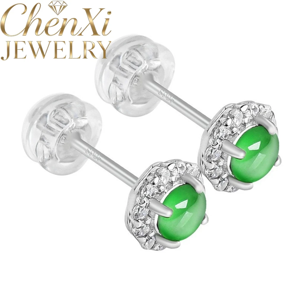 Natural A-grade Ice Grade Yang Green Jadeite Stud Earrings S925 Silver High-end Fashion Charms Fine Jewelry Women Festival Gift
Natural A-grade Ice Grade Yang Green Jadeite Stud Earrings S925 Silver High-end Fashion Charms Fine Jewelry Women Festival Gift