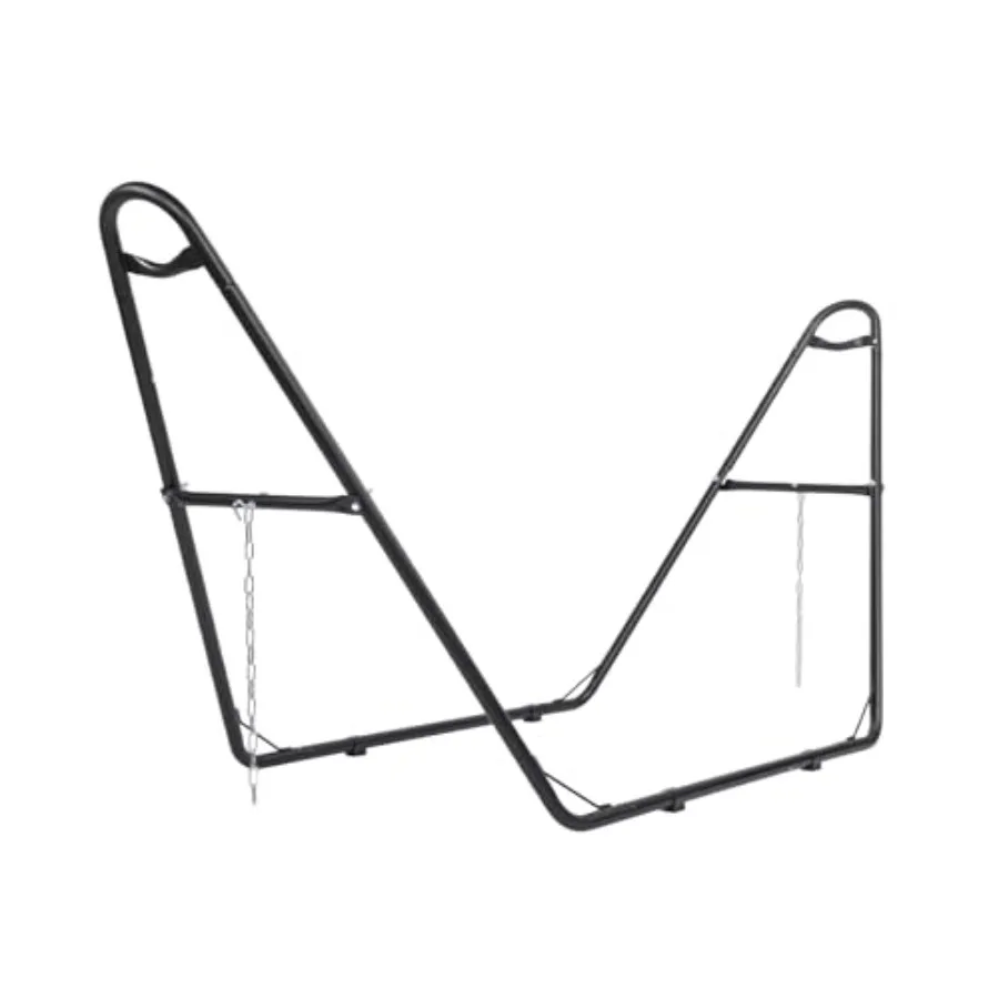 Sandblasted Iron Hammock Stand only, Heavy Duty Adjustable Hammock Frame Fits Various Hammocks, Portable Double-Barrel Hammock
Sandblasted Iron Hammock Stand only, Heavy Duty Adjustable Hammock Frame Fits Various Hammocks, Portable Double-Barrel Hammock