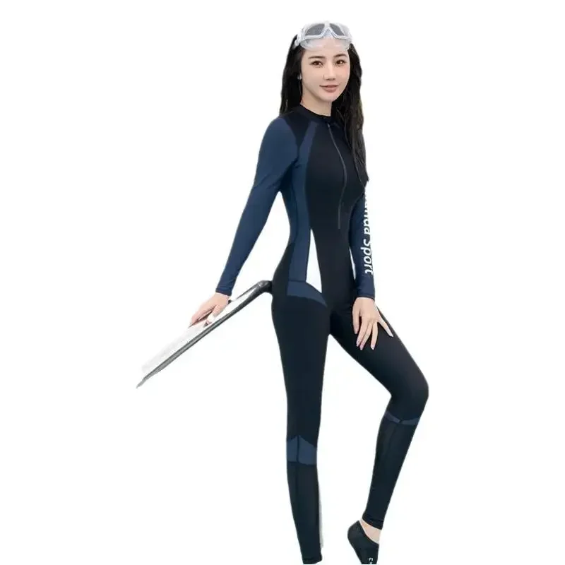 Outdoor New Hot Spring Surfing Hot Spring Swimming Long-sleeved Color Matching Women's Diving Suit
Outdoor New Hot Spring Surfing Hot Spring Swimming Long-sleeved Color Matching Women's Diving Suit