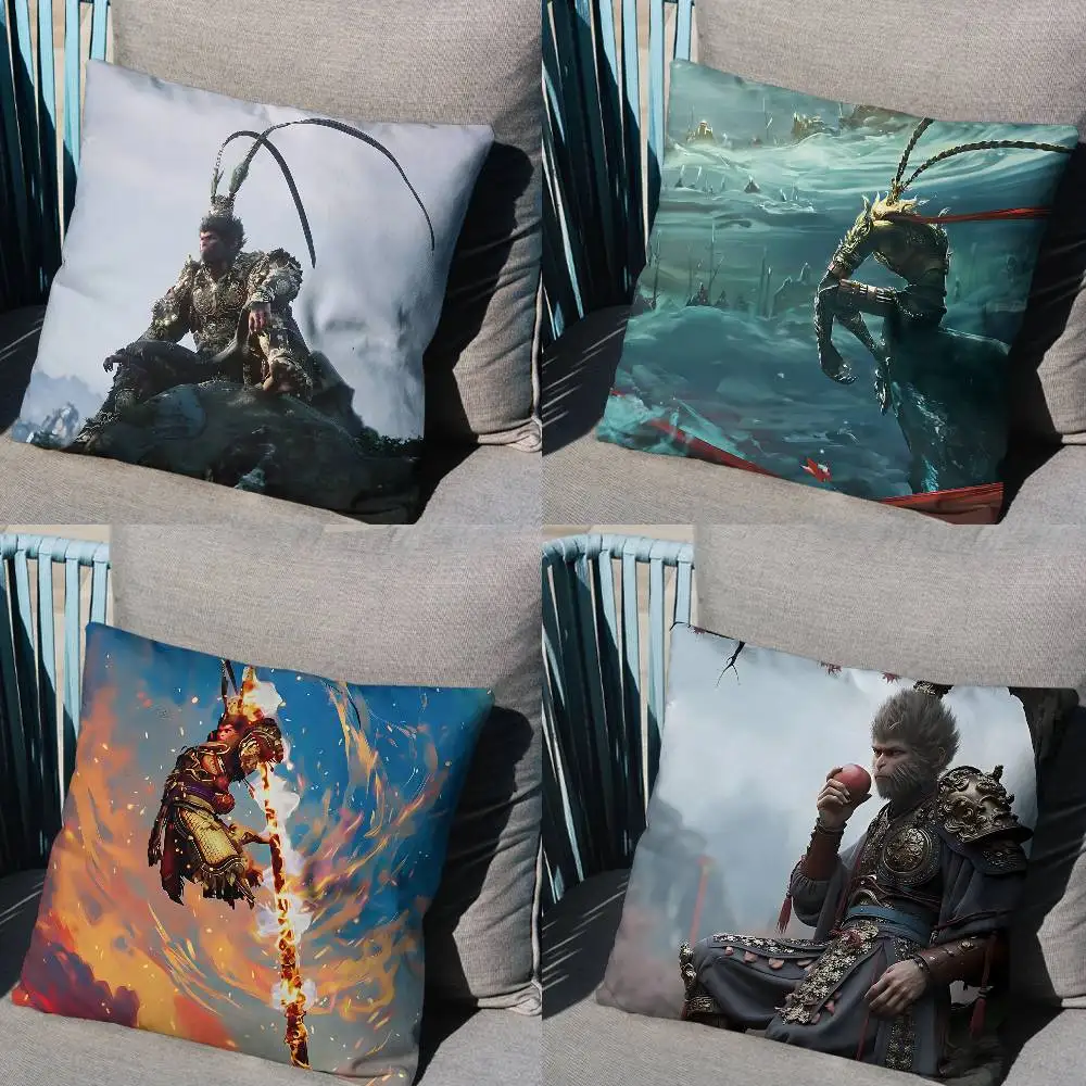 game cool Black Myth Wukong Pillow Case Square Double-Sided Printing Short Plush Sofa Cushion Cover Bedroom Bedside Pillow
game cool Black Myth Wukong Pillow Case Square Double-Sided Printing Short Plush Sofa Cushion Cover Bedroom Bedside Pillow