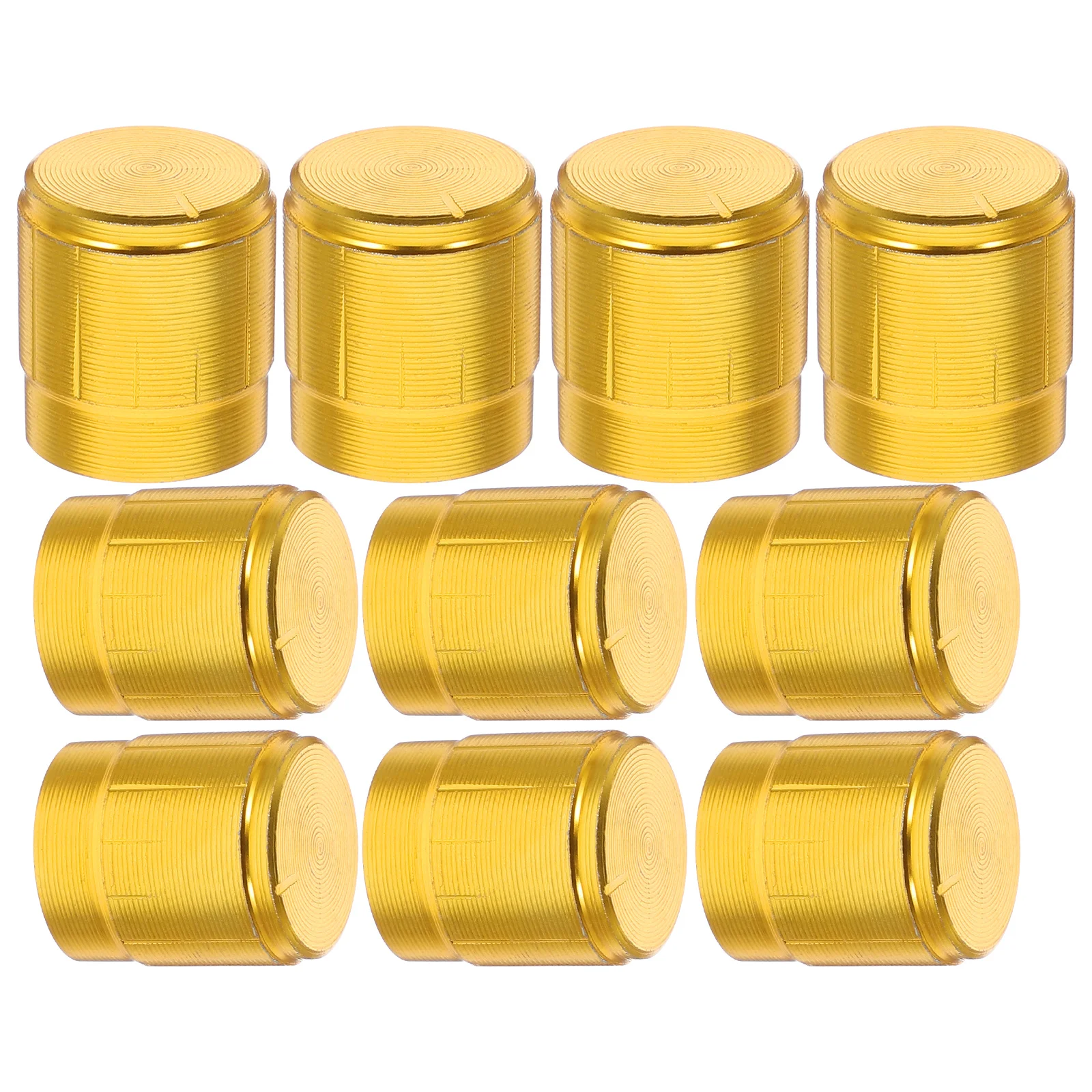 10 Pcs Knob Bass Volume Knobs Electric Guitar Replacements Control Caps for Potentiometer Aluminum Alloy
10 Pcs Knob Bass Volume Knobs Electric Guitar Replacements Control Caps for Potentiometer Aluminum Alloy