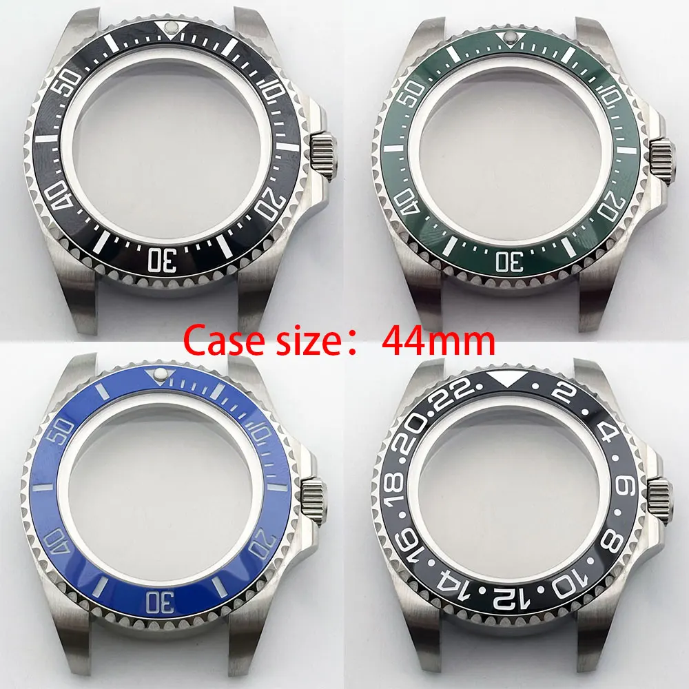 Submariner 44mm watch deepsaea case 316L stainless steel sapphire glass suitable for NH34 NH35 NH36 automatic machinery
Submariner 44mm watch deepsaea case 316L stainless steel sapphire glass suitable for NH34 NH35 NH36 automatic machinery