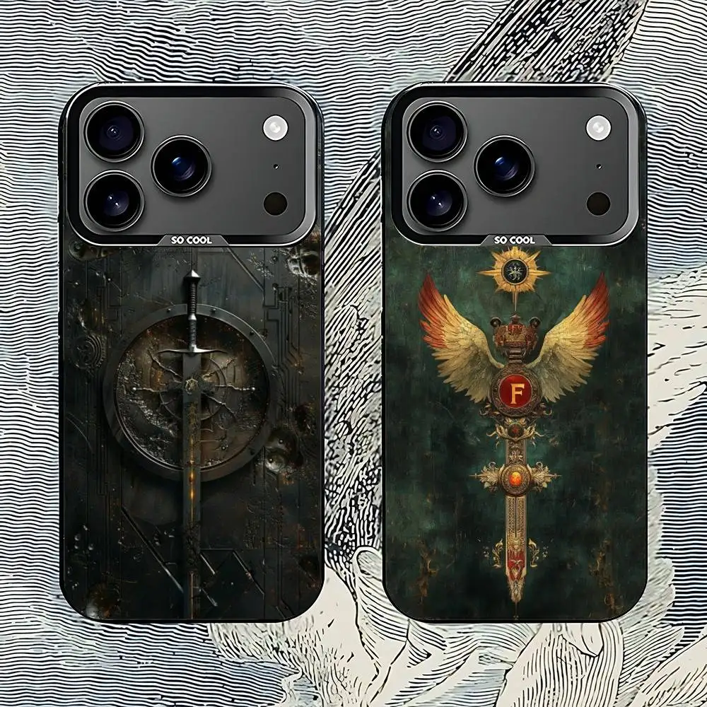Medieval Sword Design Art Phone Case For iPhone 17,16,15,14,13,12,11,Pro,Max,Plus,E,Air,Mini Black Tpu IMD Cover
Medieval Sword Design Art Phone Case For iPhone 17,16,15,14,13,12,11,Pro,Max,Plus,E,Air,Mini Black Tpu IMD Cover