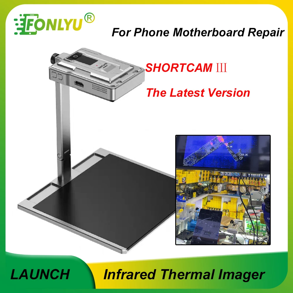 ShortCamⅢ Infrared Thermal Imaging Diagnosis Instrument 4K HDMI Camera for Phone PCB Motherboard Fault Detection Repair Tool
ShortCamⅢ Infrared Thermal Imaging Diagnosis Instrument 4K HDMI Camera for Phone PCB Motherboard Fault Detection Repair Tool