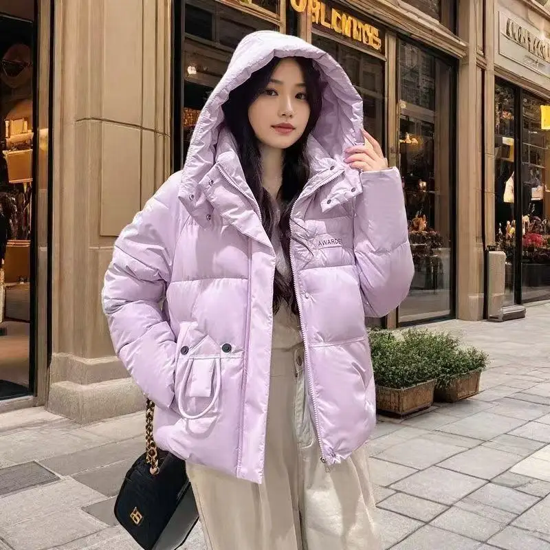 Women's Winter Jacket Hooded Short Cotton-padded Coat Preppy Style Versatile Fashionable Warm Cotton Coat
Women's Winter Jacket Hooded Short Cotton-padded Coat Preppy Style Versatile Fashionable Warm Cotton Coat