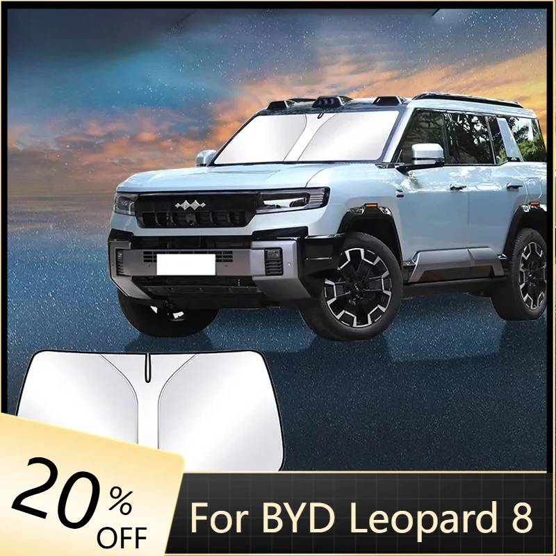 For BYD Leopard 8 Denza B8 2025 2026 Sunshades UV Protection Curtain Sun Shade Visor Front Windshield Protector Car Accessories
For BYD Leopard 8 Denza B8 2025 2026 Sunshades UV Protection Curtain Sun Shade Visor Front Windshield Protector Car Accessories