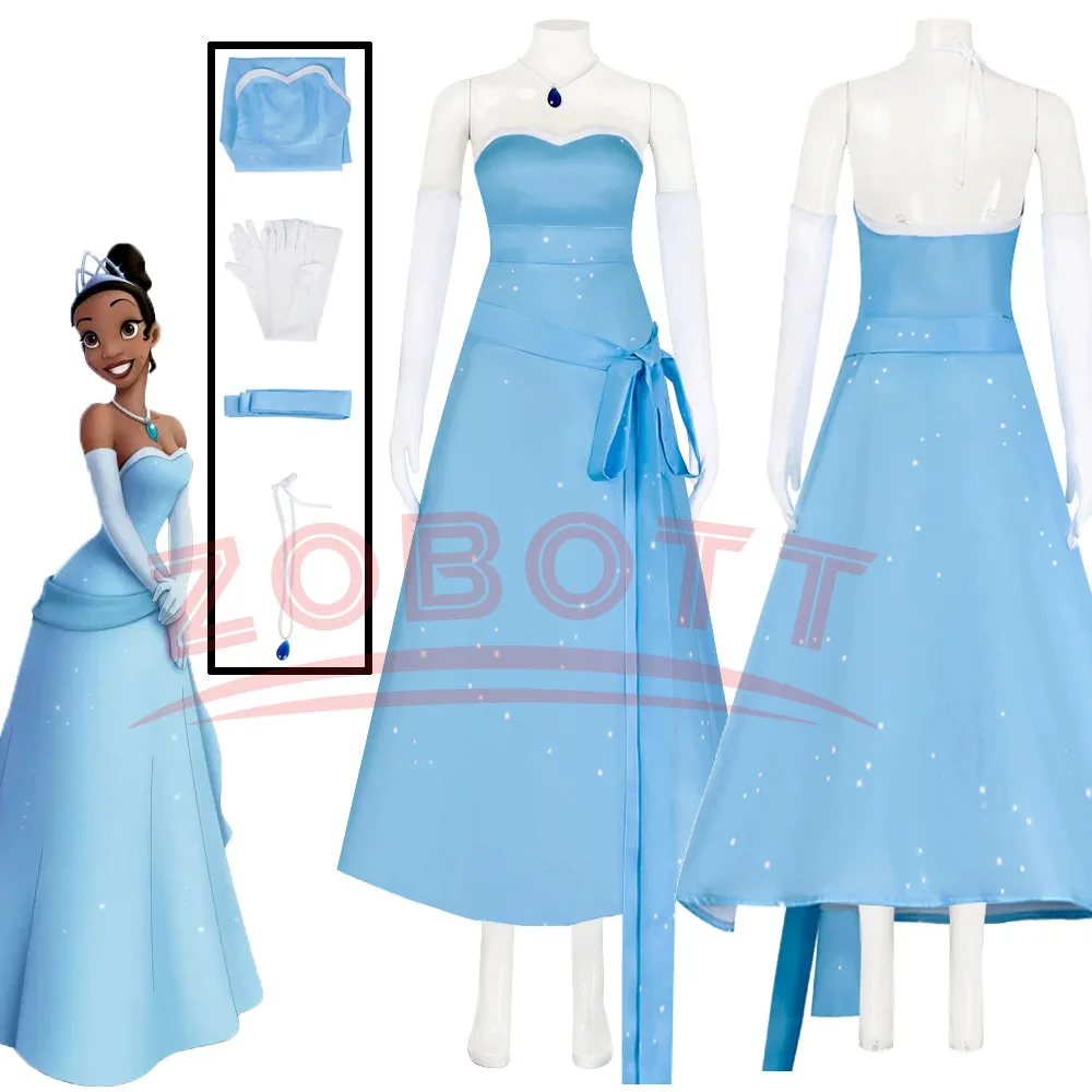 4PCS TTiana Cosplay Costume TTiana Princess Halloween Dress Up Carnival Party Performance Outfits For Women Necklace Accessories
4PCS TTiana Cosplay Costume TTiana Princess Halloween Dress Up Carnival Party Performance Outfits For Women Necklace Accessories