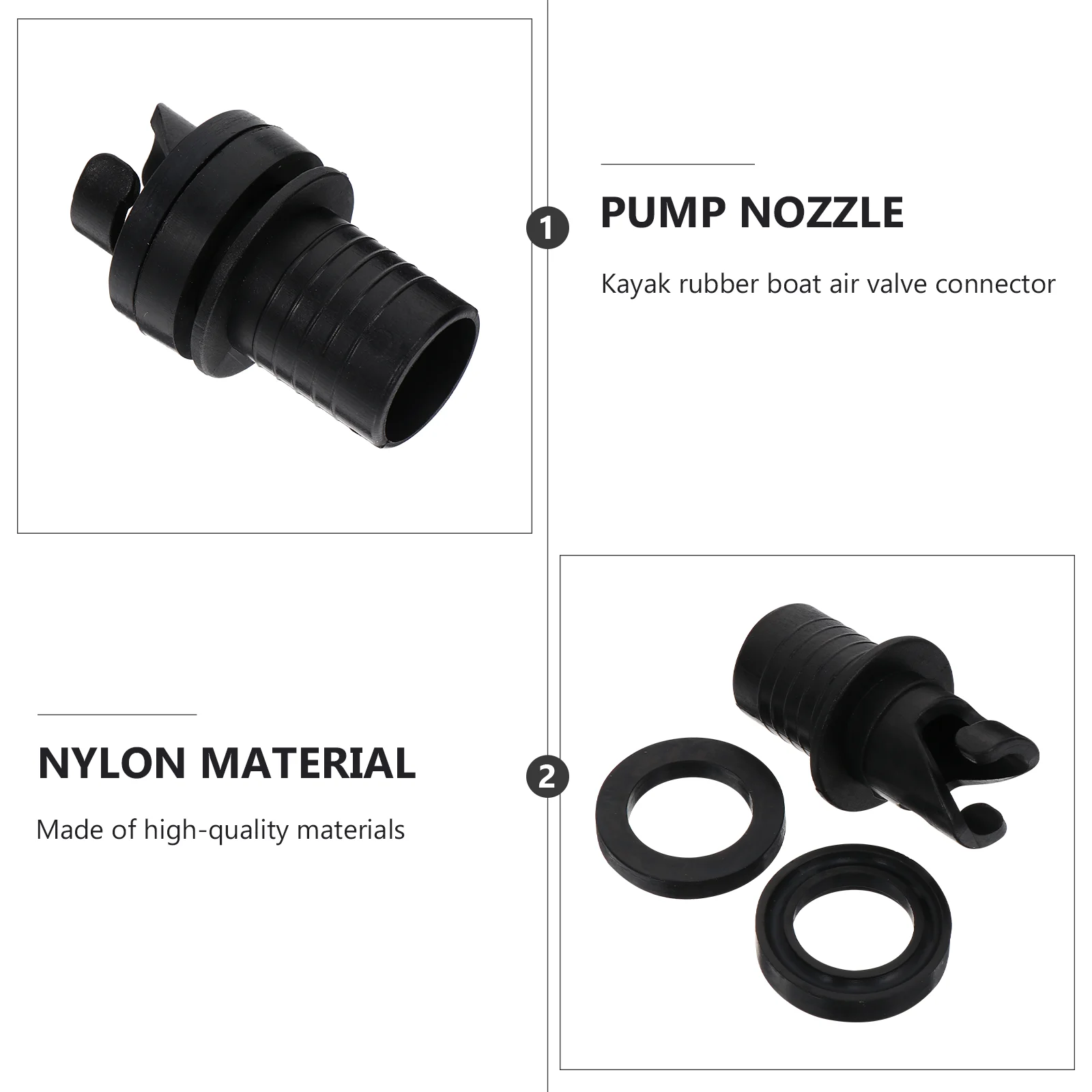 1pc Connector Hose Adapter For Inflatable Boat Kayak Adapters Multifunction Pump Adapter Lightweight Durable Plastic Valves
1pc Connector Hose Adapter For Inflatable Boat Kayak Adapters Multifunction Pump Adapter Lightweight Durable Plastic Valves