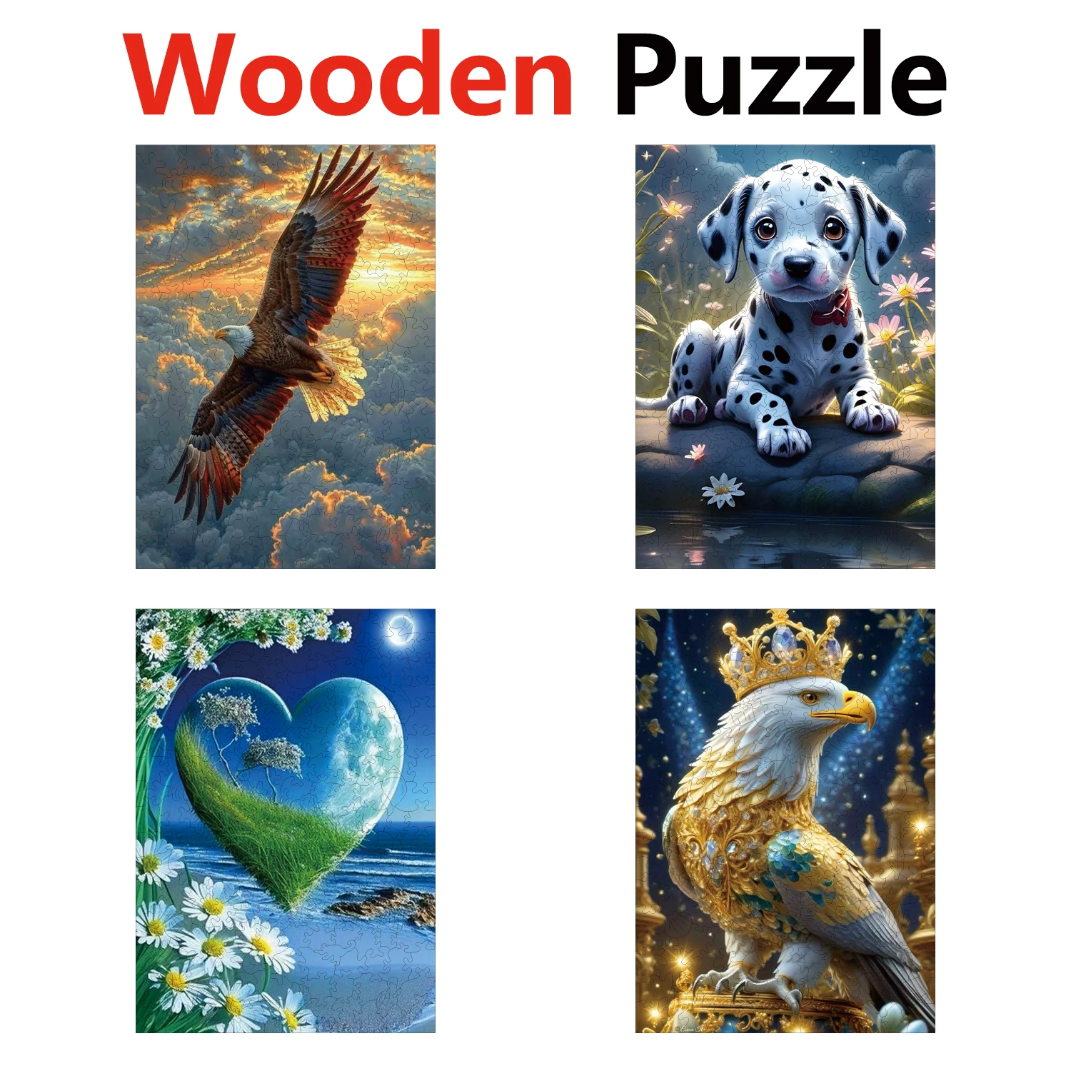 Eagle Dog Love Animal Puzzles High Quality Jigsaw Puzzle Wooden Puzzle Best Christmas Gift
Eagle Dog Love Animal Puzzles High Quality Jigsaw Puzzle Wooden Puzzle Best Christmas Gift