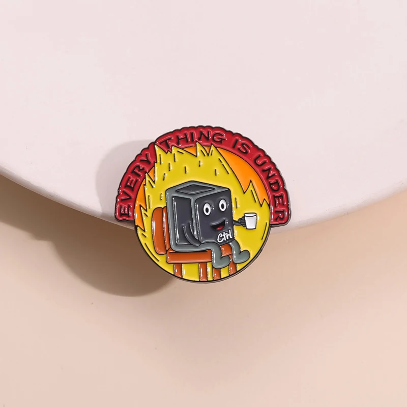 Every Thing Is Under Creative Ctrl Computer Shortcut Keys Terminology Enamel Pin Lapel Badge Brooch Backpack Wholesale Gift
Every Thing Is Under Creative Ctrl Computer Shortcut Keys Terminology Enamel Pin Lapel Badge Brooch Backpack Wholesale Gift
