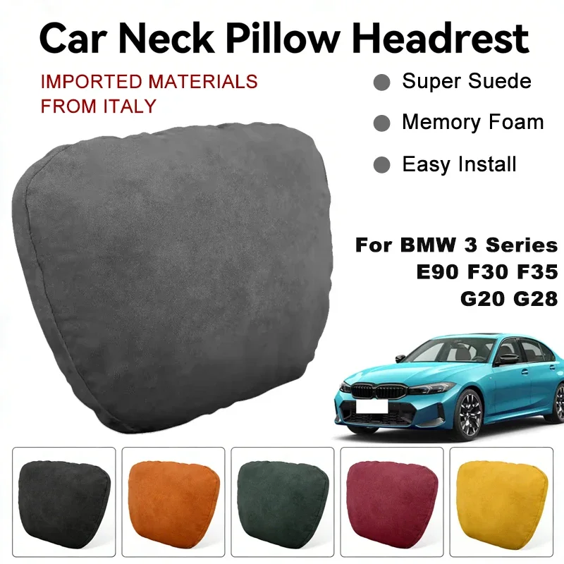 Italy Suede Car Neck Rest Pillow For BMW 3 Series E90 F30 F35 G20 G28 Seat Head Neck Support Cushion Auto Interior Accessories
Italy Suede Car Neck Rest Pillow For BMW 3 Series E90 F30 F35 G20 G28 Seat Head Neck Support Cushion Auto Interior Accessories