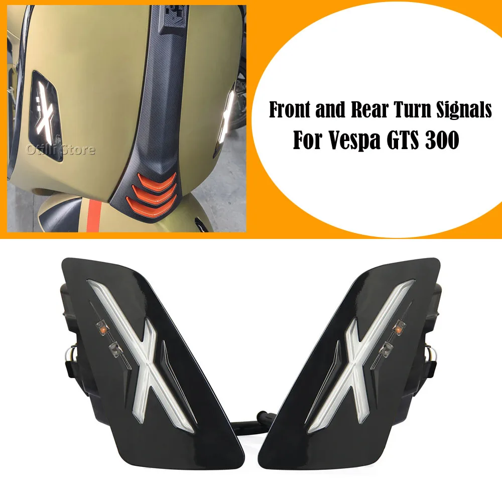 Motorcycle Front and Rear Turn Signal Light Indicator Lamp Direction Accessories For Vespa GTS 300 GTS300 gts300 2023 2024 2025
Motorcycle Front and Rear Turn Signal Light Indicator Lamp Direction Accessories For Vespa GTS 300 GTS300 gts300 2023 2024 2025