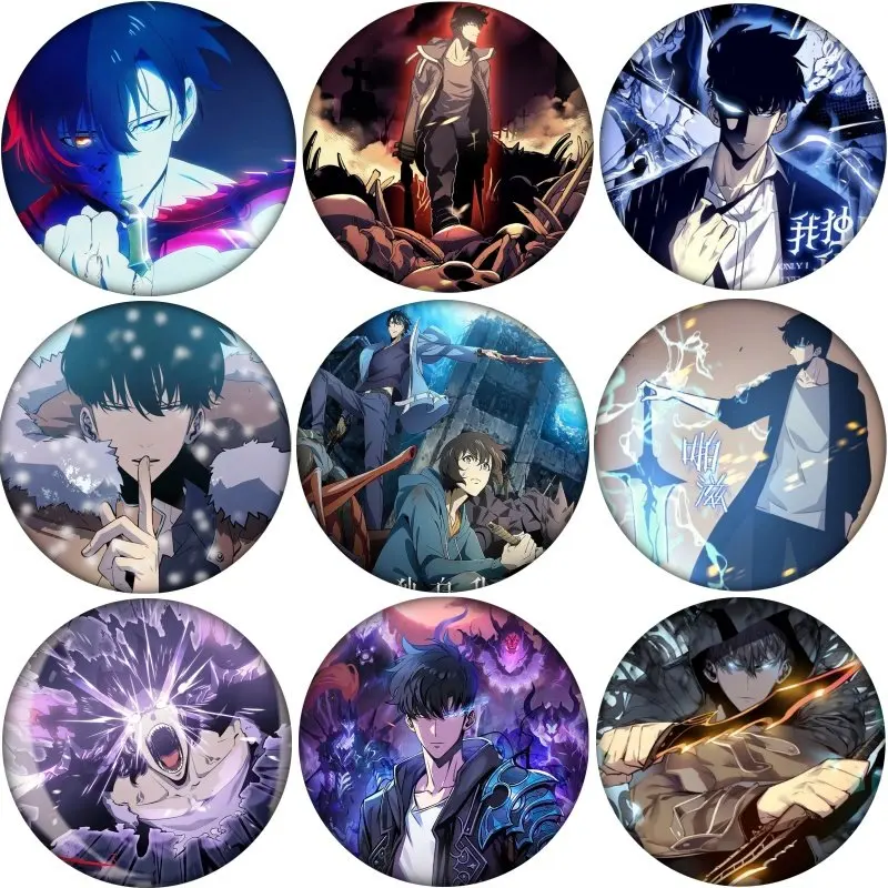 58MM Solo Leveling Cosplay Badge Anime Brooch Pin Accessories For Clothes Backpack Decoration gift
58MM Solo Leveling Cosplay Badge Anime Brooch Pin Accessories For Clothes Backpack Decoration gift