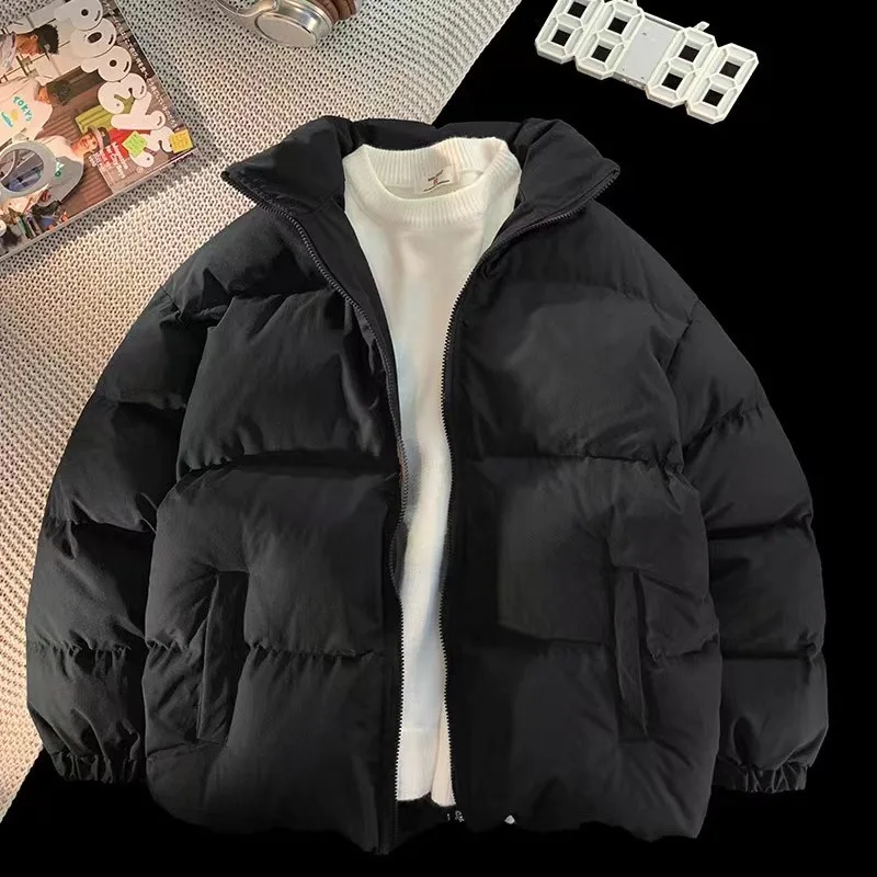 Мужская зимняя утепленная хлопковая куртка свободного кроя с воротником-стойкой, повседневная, в стиле кэжуал, для пар, модная, удлиненная
Мужская зимняя утепленная хлопковая куртка свободного кроя с воротником-стойкой, повседневная, в стиле кэжуал, для пар, модная, удлиненная