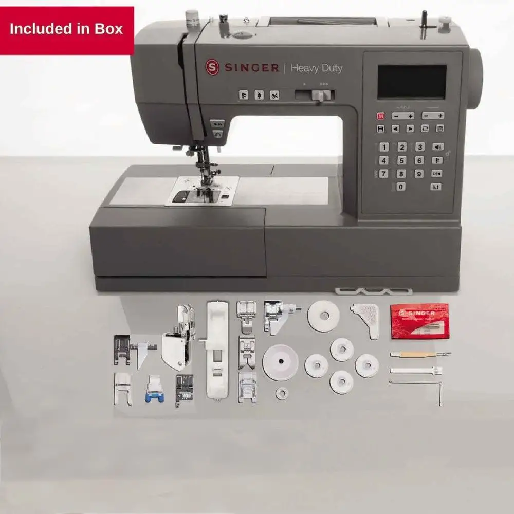 SINGER HD6805 Home Desk Electric Sewing Machine Eat Heavy Metal Multi-Functional Heavy- Household Small Sewing Machine
SINGER HD6805 Home Desk Electric Sewing Machine Eat Heavy Metal Multi-Functional Heavy- Household Small Sewing Machine