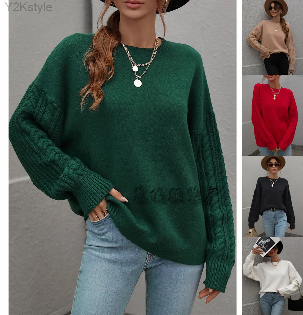 Women Jumper Red O Neck Winter Casual Oversized Pullover 2023 Warm Thick Vintage Solid Knitted Green Sweater for Women Sweaters
Women Jumper Red O Neck Winter Casual Oversized Pullover 2023 Warm Thick Vintage Solid Knitted Green Sweater for Women Sweaters
