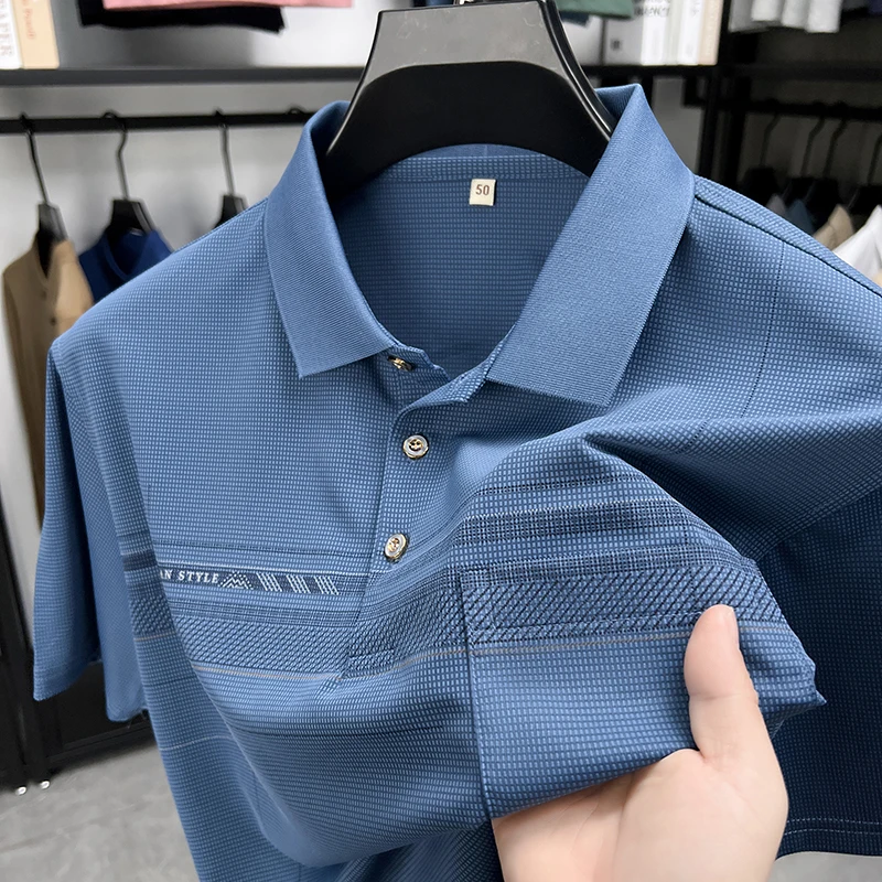 Retro men's short sleeved polo shirt summer fashion pocket stripe high-end custom design comfortable cotton top casual T-shirt
Retro men's short sleeved polo shirt summer fashion pocket stripe high-end custom design comfortable cotton top casual T-shirt