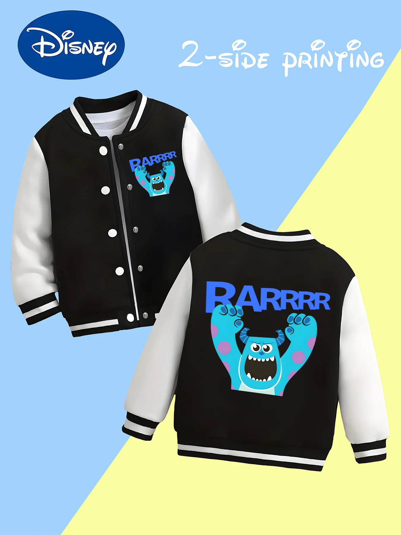 MINISO Disney Toy Story Boys Baseball Jacket - Double-sided Woody and Buzz Lightyear print, soft fabric, perfect for parties
MINISO Disney Toy Story Boys Baseball Jacket - Double-sided Woody and Buzz Lightyear print, soft fabric, perfect for parties