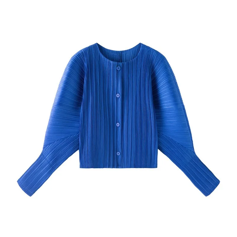 Miyake Pleated Cardigan 2026 Summer New Long-Sleeve Top T-Shirt Slim Lightweight Shirt Minimalist Casual Stretch Women's Wear
Miyake Pleated Cardigan 2026 Summer New Long-Sleeve Top T-Shirt Slim Lightweight Shirt Minimalist Casual Stretch Women's Wear