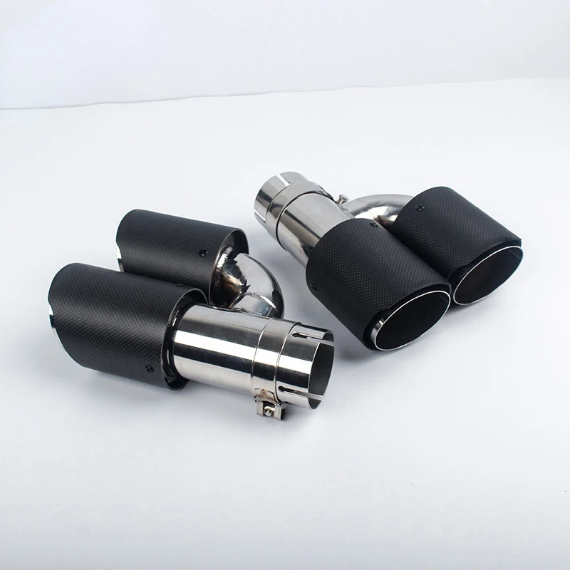 Universal H Shape Black Carbon Fiber Muffler Tips for auto end pipe modification
Universal H Shape Black Carbon Fiber Muffler Tips for auto end pipe modification