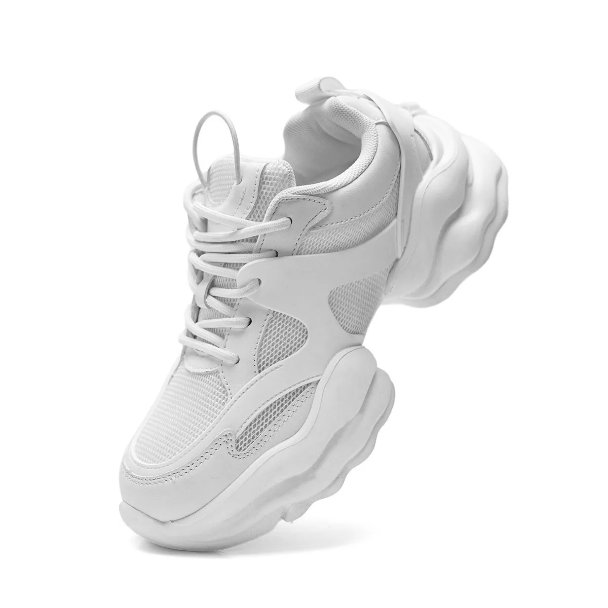 Women's sports shoes, women's casual shoes, comfortable thick sole, suitable for off work shopping travelling leisure
Women's sports shoes, women's casual shoes, comfortable thick sole, suitable for off work shopping travelling leisure