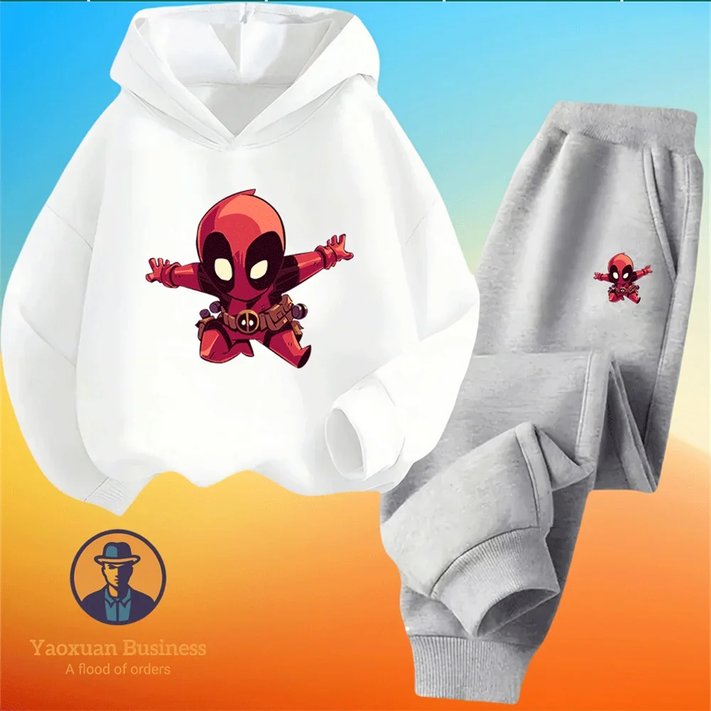 Deadpool Fashion Anime Print Pure Cotton Sports Tracksuit Autumn Winter All Match Kidswear
Deadpool Fashion Anime Print Pure Cotton Sports Tracksuit Autumn Winter All Match Kidswear