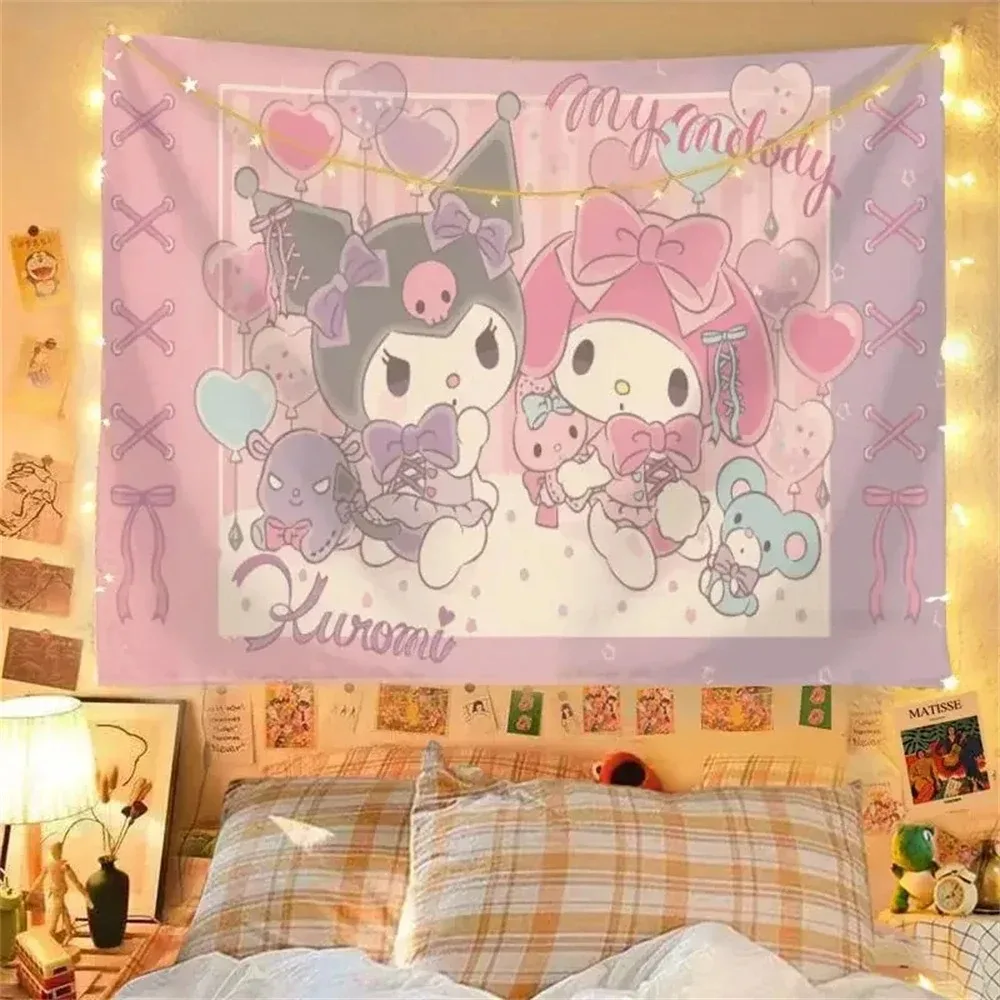 Sanrio Kuromi гобелен с принтом, настенный милый мультяшный стиль, фэнтезийный фон, украшение для дома, мультяшное эстетическое украшение
Sanrio Kuromi гобелен с принтом, настенный милый мультяшный стиль, фэнтезийный фон, украшение для дома, мультяшное эстетическое украшение