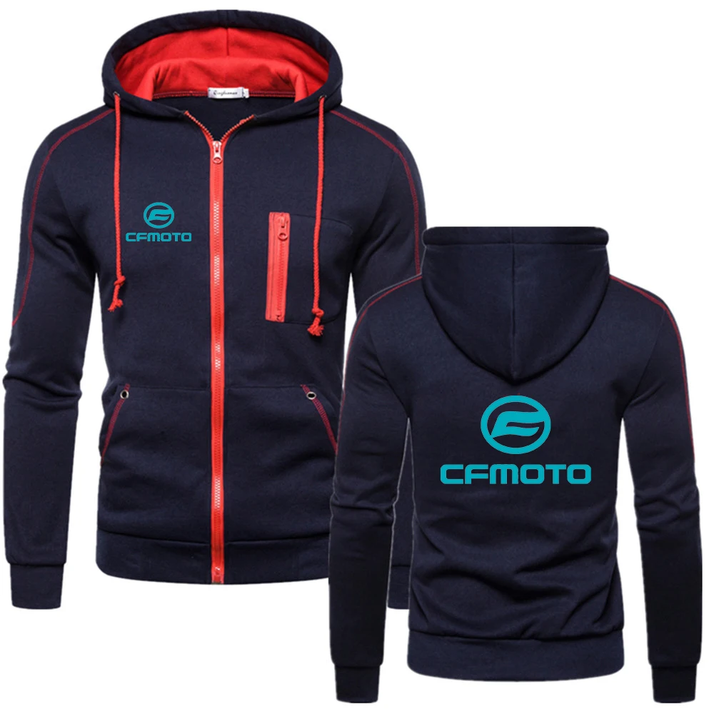 2025 New Cfmoto Spring and Autumn Men's Printing Zipper Hoodie Casual Fashion Sweater Solid Color Comfortable Versatile Sweater
2025 New Cfmoto Spring and Autumn Men's Printing Zipper Hoodie Casual Fashion Sweater Solid Color Comfortable Versatile Sweater
