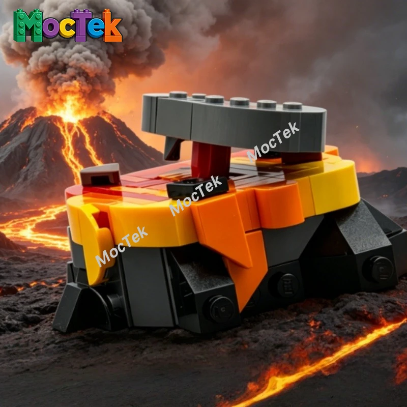Lava Surfboard Display Building Blocks MOC Model Desktop Decorative Ornament
Lava Surfboard Display Building Blocks MOC Model Desktop Decorative Ornament