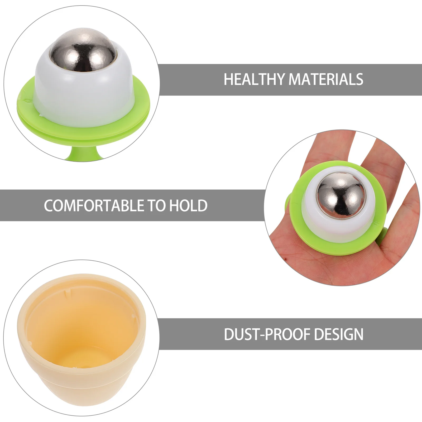 2Pcs Rollball Massager for Full Body Relief Smooth Surface Handheld Massage Tool Portable Body Care Device for Neck Shoulder
2Pcs Rollball Massager for Full Body Relief Smooth Surface Handheld Massage Tool Portable Body Care Device for Neck Shoulder