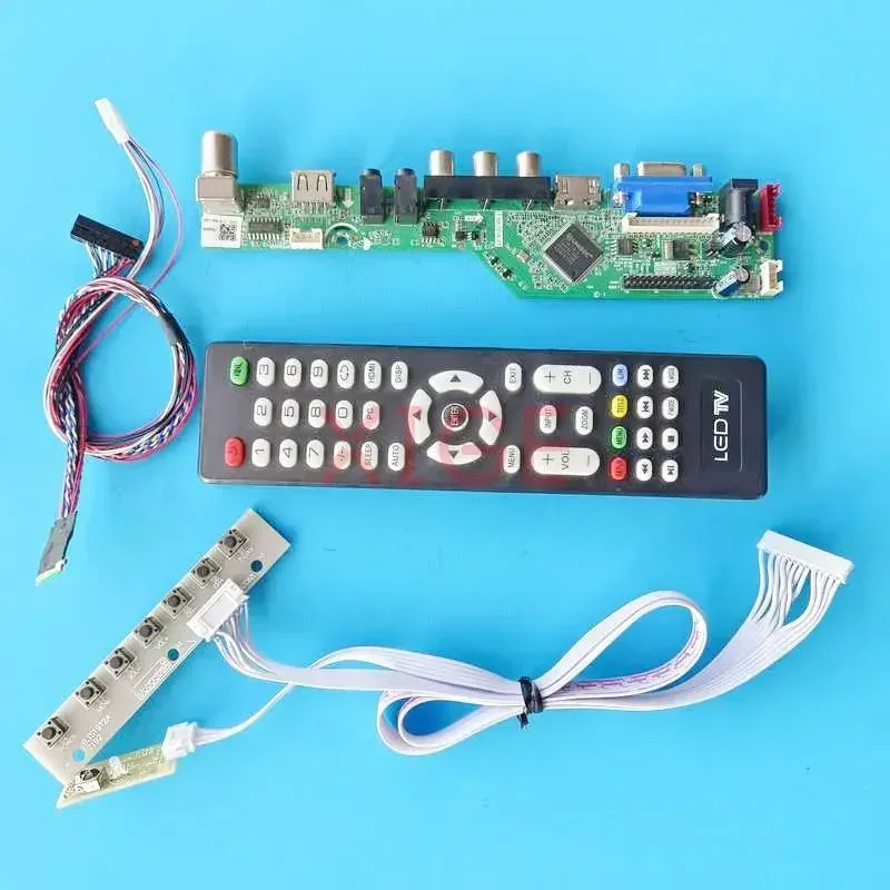 Комплект DIY плата контроллера драйвера для N101LGE-L11/L21 N101LGE-L41 аналоговый телевизор 40-контактный LVDS HDMI + VGA + AV + USB 10,1 "1024x600 панель ноутбука
Комплект DIY плата контроллера драйвера для N101LGE-L11/L21 N101LGE-L41 аналоговый телевизор 40-контактный LVDS HDMI + VGA + AV + USB 10,1 "1024x600 панель ноутбука