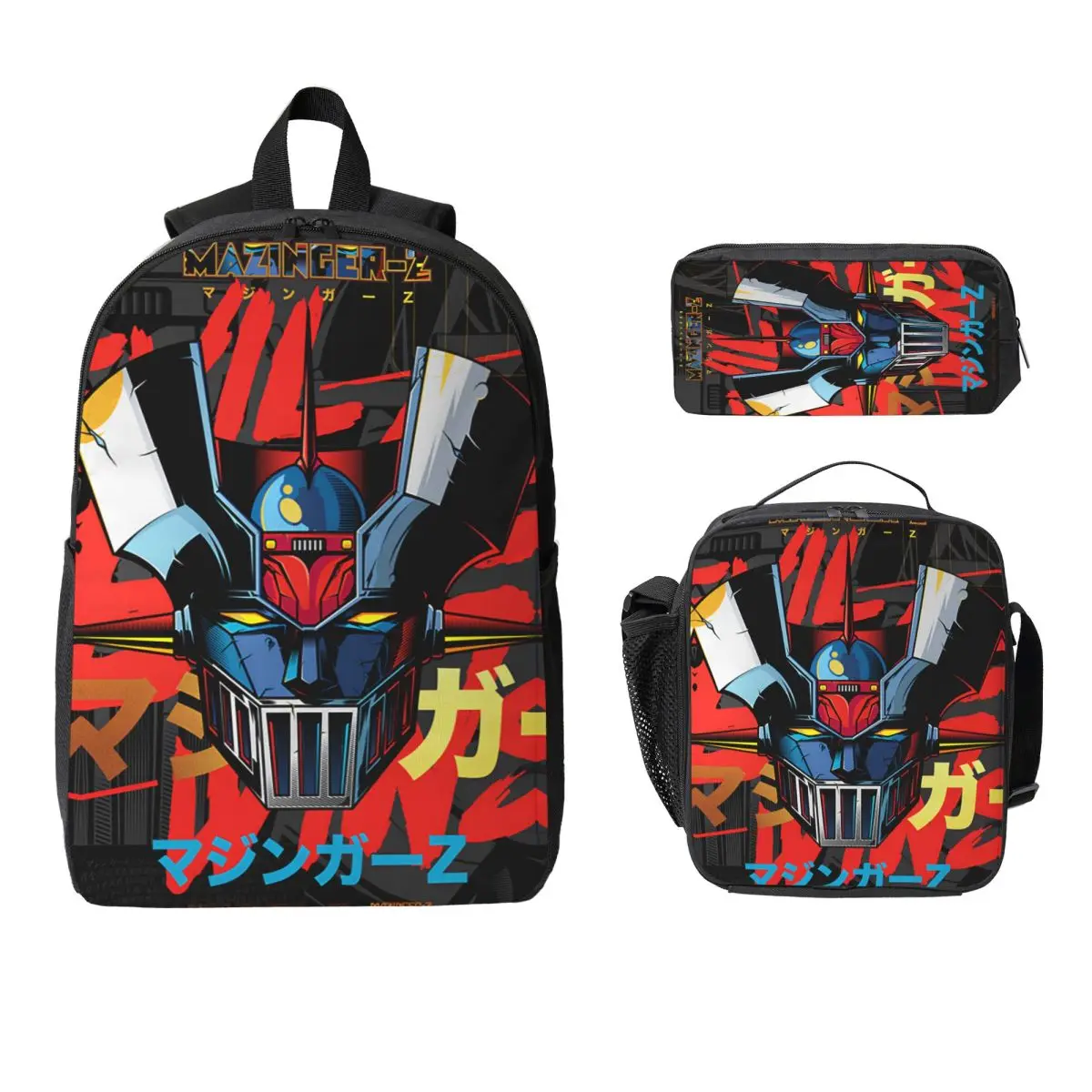 Mazingers Kids Backpack Lunch Box Pen Bags for Boys Girls Preschool Backpacks Schoolbag Bookbag Set
Mazingers Kids Backpack Lunch Box Pen Bags for Boys Girls Preschool Backpacks Schoolbag Bookbag Set