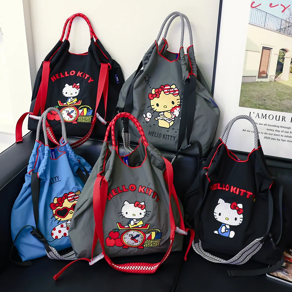 Anime Sanrio's Hello Kitty Shoulder Bags Kt Cat Cartoon Tote Bag Kawaii Handbag Embroidered Crossbody Bag Birthday Girl Gifts
Anime Sanrio's Hello Kitty Shoulder Bags Kt Cat Cartoon Tote Bag Kawaii Handbag Embroidered Crossbody Bag Birthday Girl Gifts