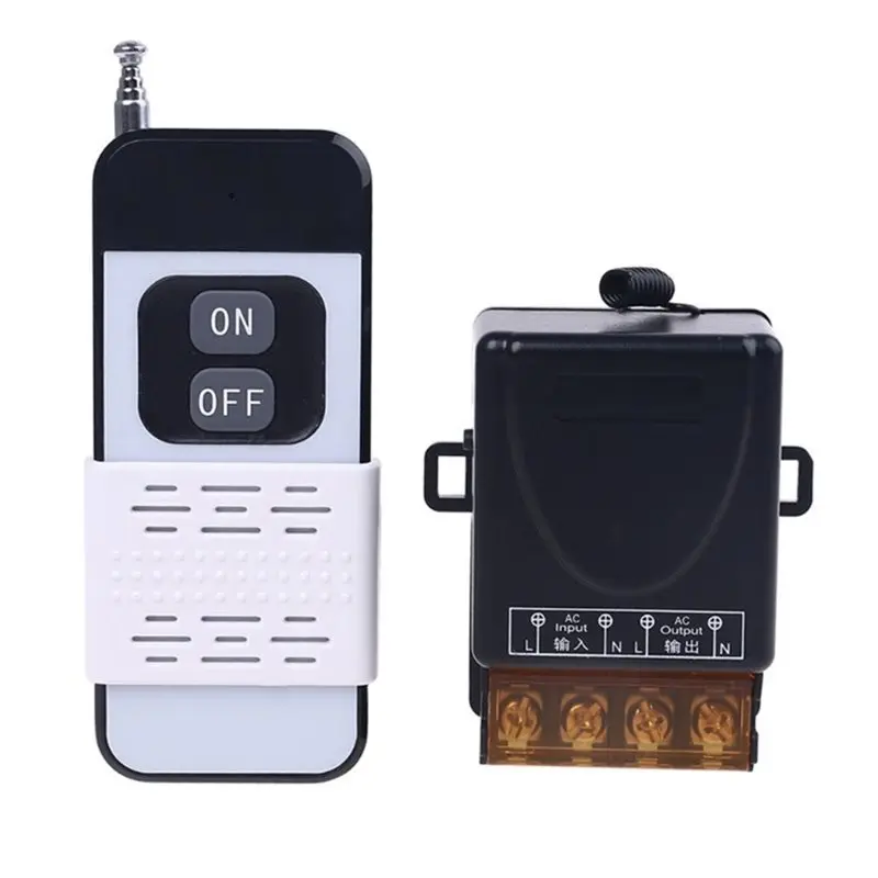 [NEW A09R!】 AC85V-250V LED Light Switch Remote Control 433Mhz Garage Door Remote Switch 30A Relay On/OFF Power Controller
[NEW A09R!】 AC85V-250V LED Light Switch Remote Control 433Mhz Garage Door Remote Switch 30A Relay On/OFF Power Controller