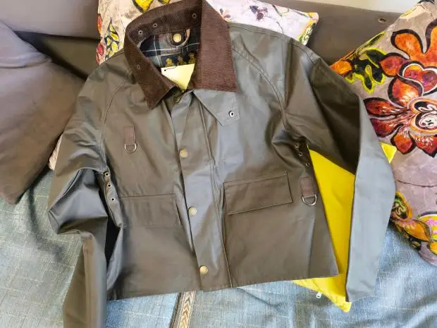 Barbour lapel jacket men's short fishing jacket, coated oil wax fly fishing waterproof tooling
Barbour lapel jacket men's short fishing jacket, coated oil wax fly fishing waterproof tooling