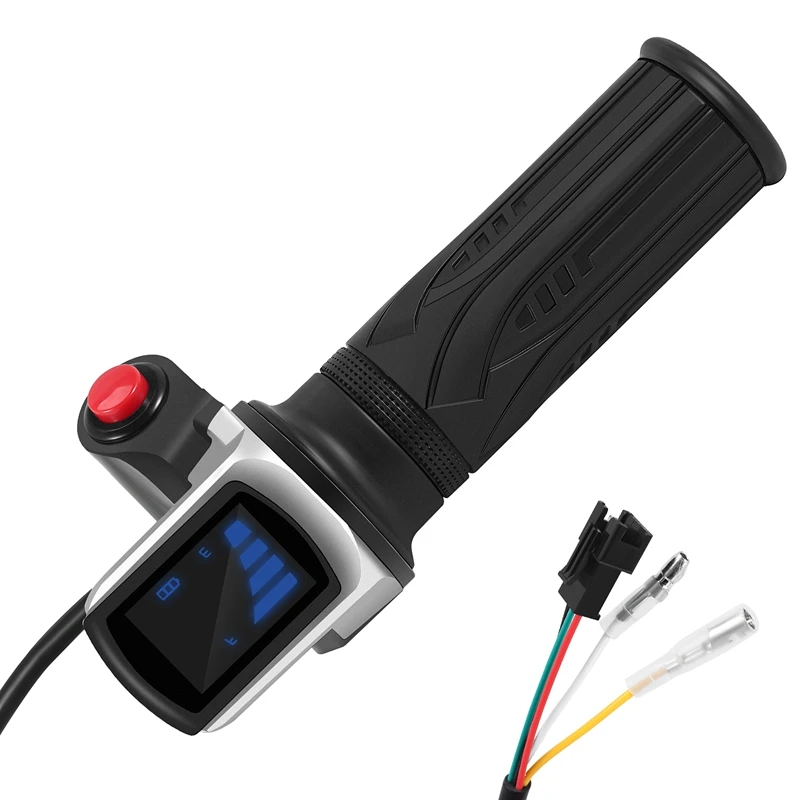 A57T 36V Electric Bicycle Scooter Speed Throttle Grip LCD Display with Switch EBike Twist Throttle Accelerator Handlebar Grip
A57T 36V Electric Bicycle Scooter Speed Throttle Grip LCD Display with Switch EBike Twist Throttle Accelerator Handlebar Grip