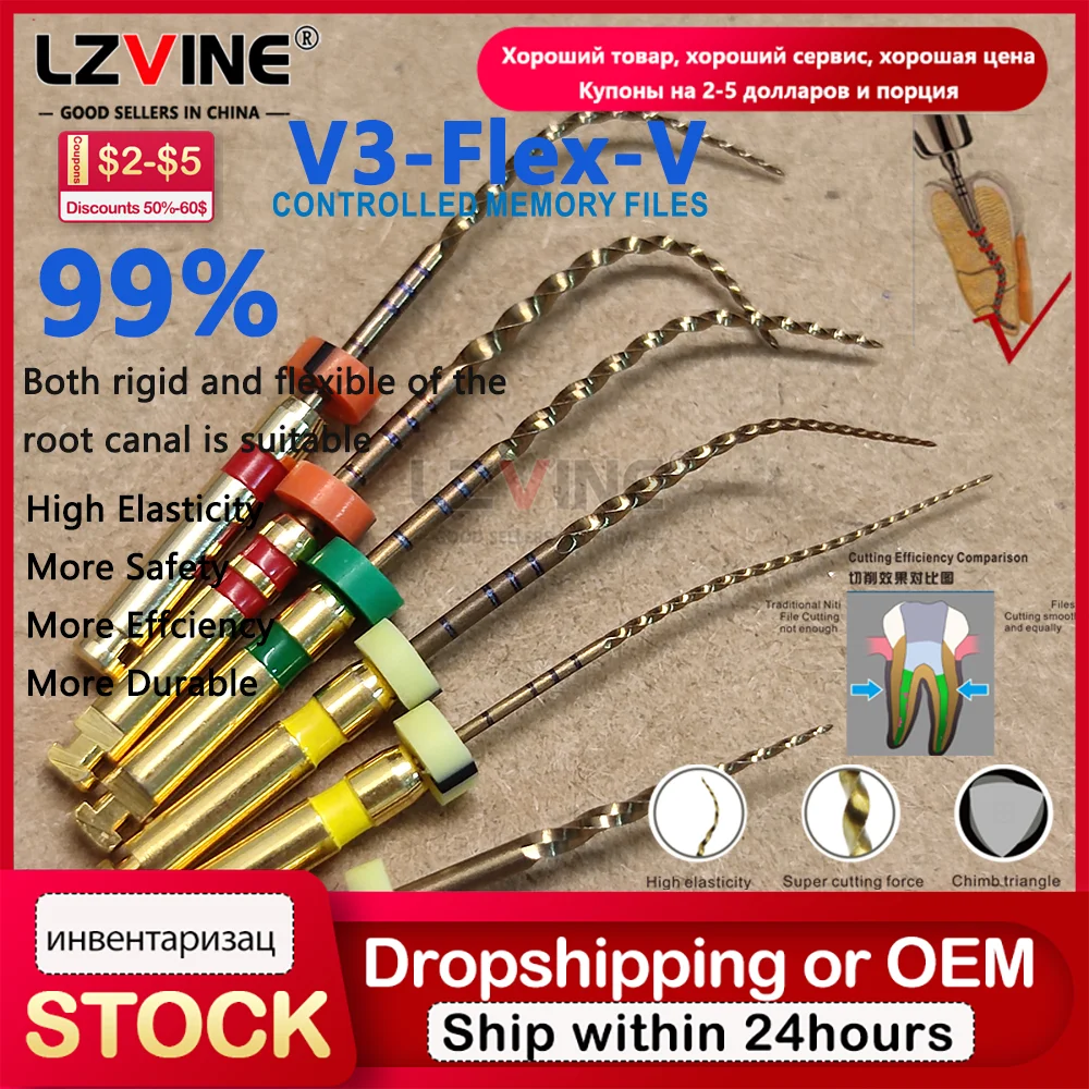 6Pcs/Pack Dental 21/25/31mm Endodontic Root Canal Endodontia Engine Use Niti Endo Files Treatment File Tool Dentist Material
6Pcs/Pack Dental 21/25/31mm Endodontic Root Canal Endodontia Engine Use Niti Endo Files Treatment File Tool Dentist Material