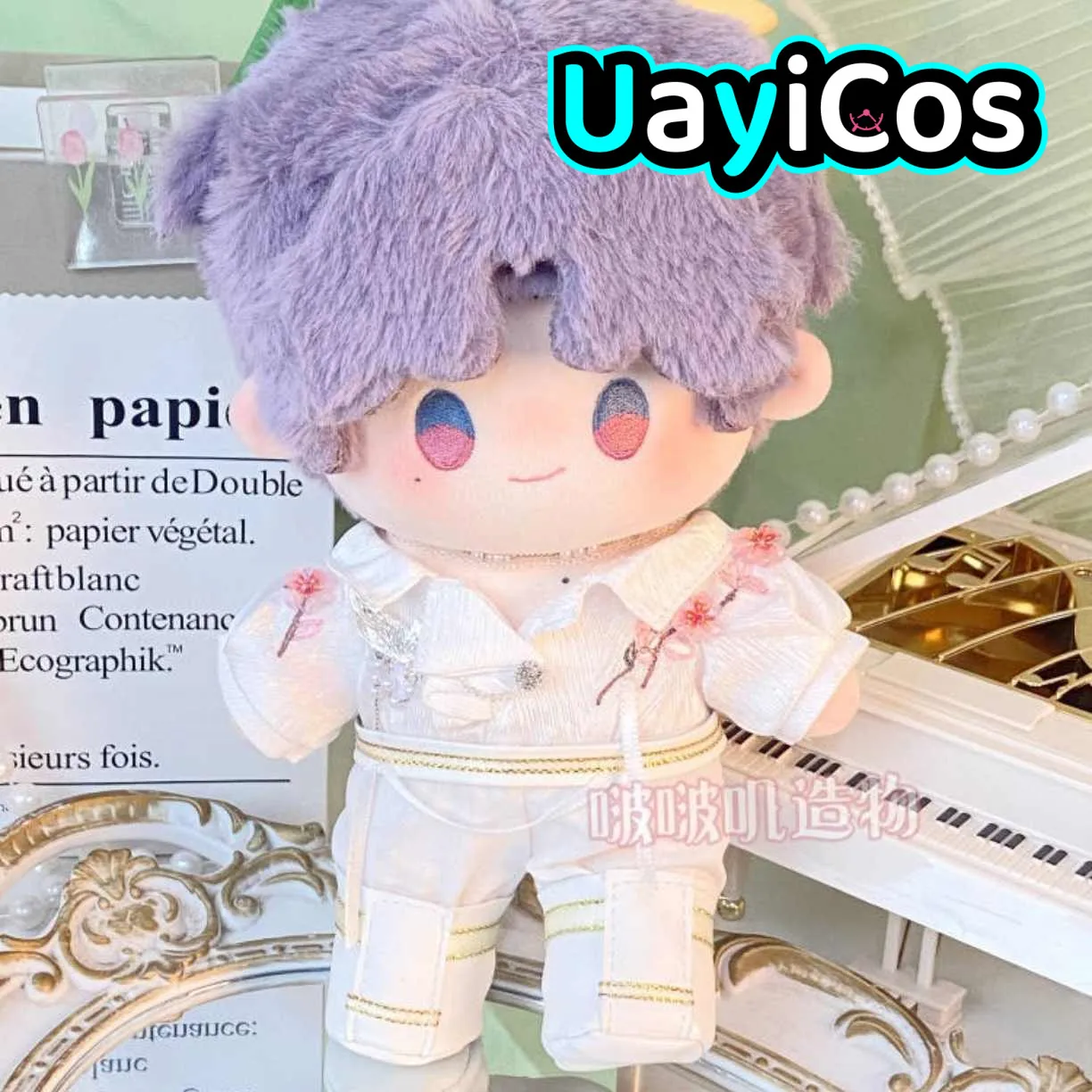 Одежда для кукол 20 см Love and Deepspace Sylus Caleb Xavier Zayne Rafayel, костюм с цветами, мягкие плюшевые аксессуары для кукол, аниме-игрушка K
Одежда для кукол 20 см Love and Deepspace Sylus Caleb Xavier Zayne Rafayel, костюм с цветами, мягкие плюшевые аксессуары для кукол, аниме-игрушка K