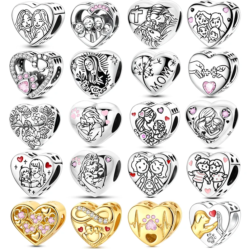 New In 925 Sterling Silver Charms Beads Mother Father Child Embrace Pendants Fit Bracelet Pendant DIY Jewelry Gift For Women
New In 925 Sterling Silver Charms Beads Mother Father Child Embrace Pendants Fit Bracelet Pendant DIY Jewelry Gift For Women