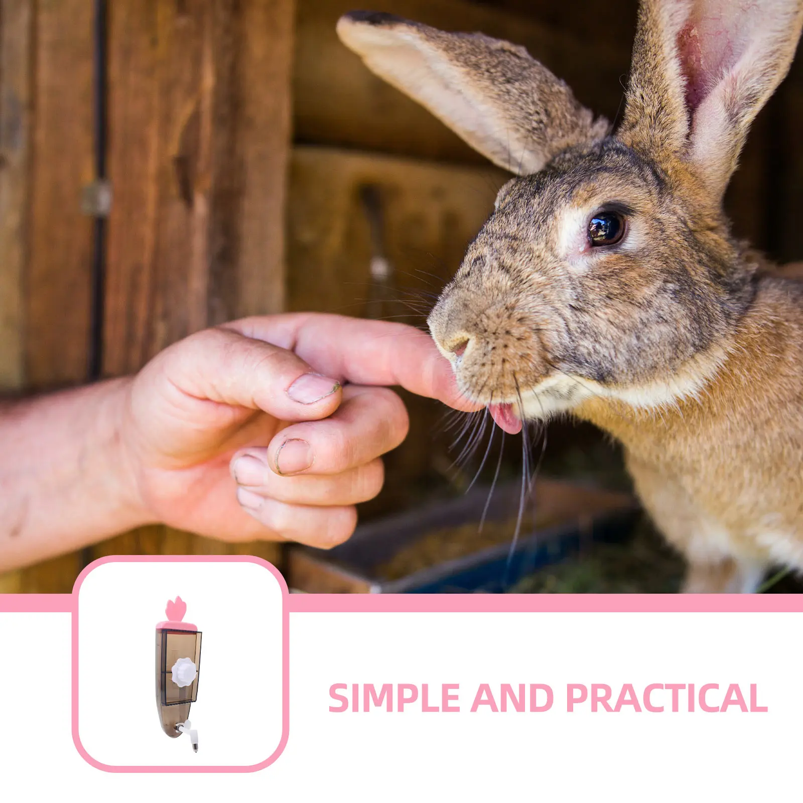 1Pcs Pet Water Dispenser Automatic Rabbit Water Bottle Leak Proof Durable Plastic Drinking Fountain for Small Pets
1Pcs Pet Water Dispenser Automatic Rabbit Water Bottle Leak Proof Durable Plastic Drinking Fountain for Small Pets