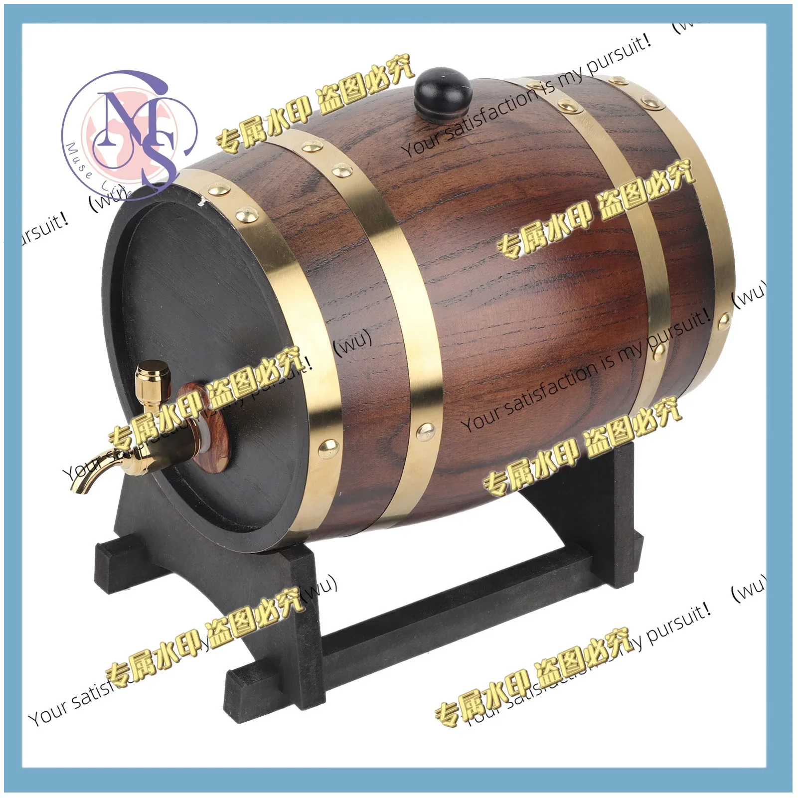 3L Vintage Style Oak Red Wine Brandy Whiskey Cask with Release Switch
3L Vintage Style Oak Red Wine Brandy Whiskey Cask with Release Switch
