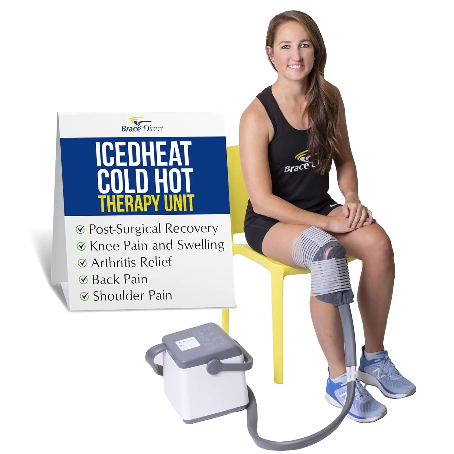 Digital IcedHeat Therapy Machine with Universal Pad - Cryotherapy System for Knee, Shoulder, Back, Arthritis Recovery
Digital IcedHeat Therapy Machine with Universal Pad - Cryotherapy System for Knee, Shoulder, Back, Arthritis Recovery