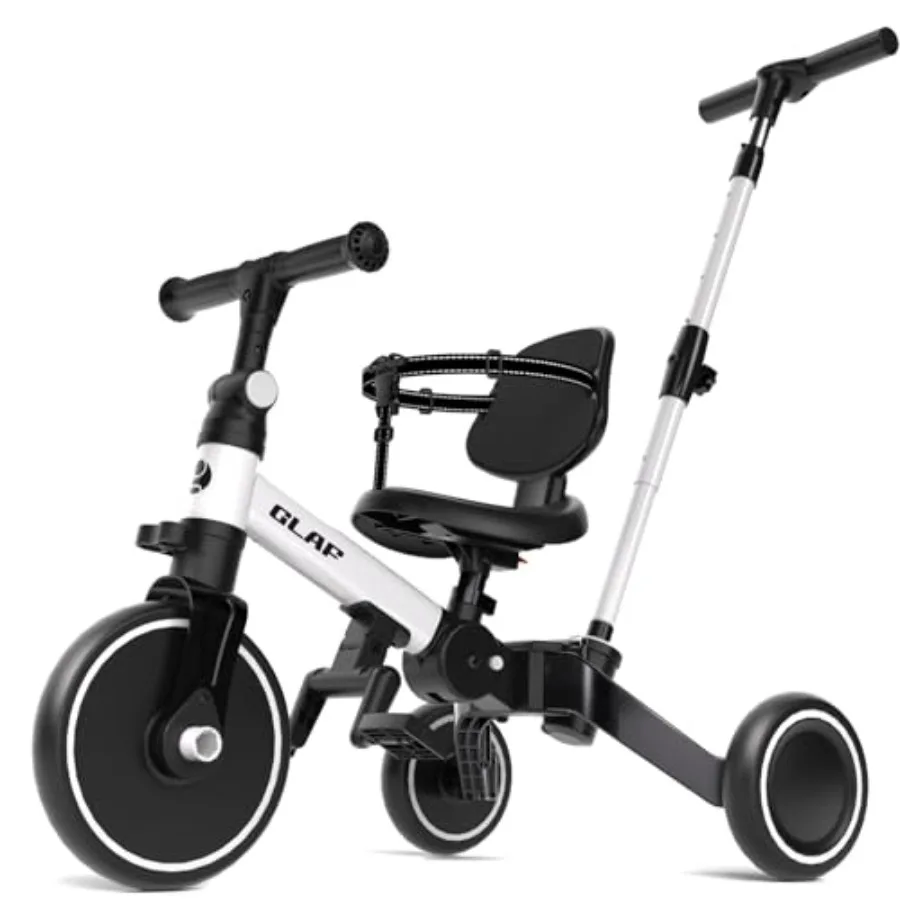 Tricycle for Toddlers 1-3, Steel Frame, Red, Push Handle + Adjustable Seat Height + Backrest, Ideal for Indoor/Outdoor Use
Tricycle for Toddlers 1-3, Steel Frame, Red, Push Handle + Adjustable Seat Height + Backrest, Ideal for Indoor/Outdoor Use