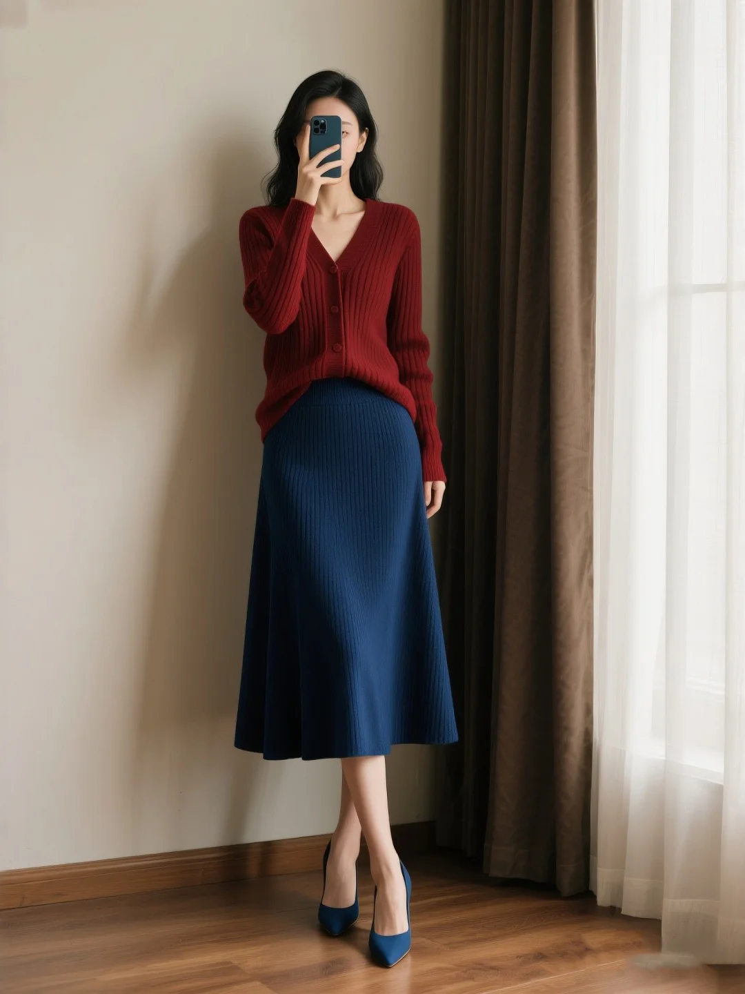 Ele винтажный комплект свитером и юбкой, женский модный осенне-зимний комплект из двух предметов, легкая юбка трапециевидной формы с высокой талией
Ele винтажный комплект свитером и юбкой, женский модный осенне-зимний комплект из двух предметов, легкая юбка трапециевидной формы с высокой талией